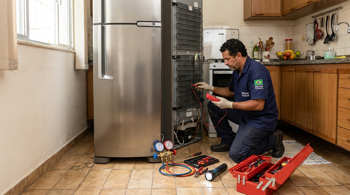 Manutenção na refrigeração em Joinville-SC